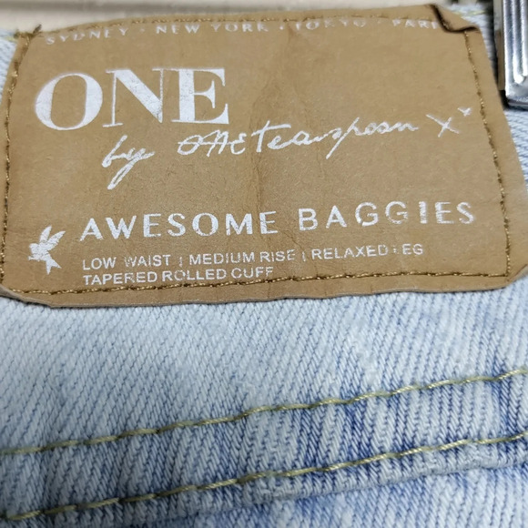 One Teaspoon Awesome Baggies Jeans - Wilde Size 27 - Picture 4 of 8